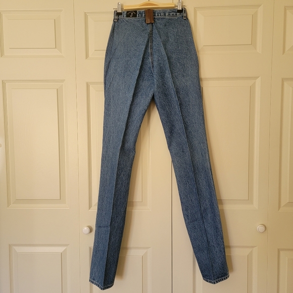 Vintage Cross J Jeans with brown pleather detailing - Picture 5 of 8